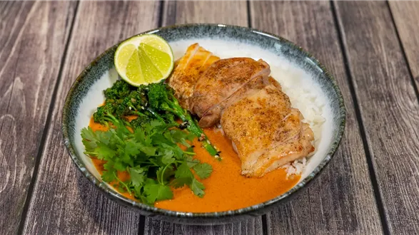 Brothy rice, czyli ryż w lekkim sosie curry